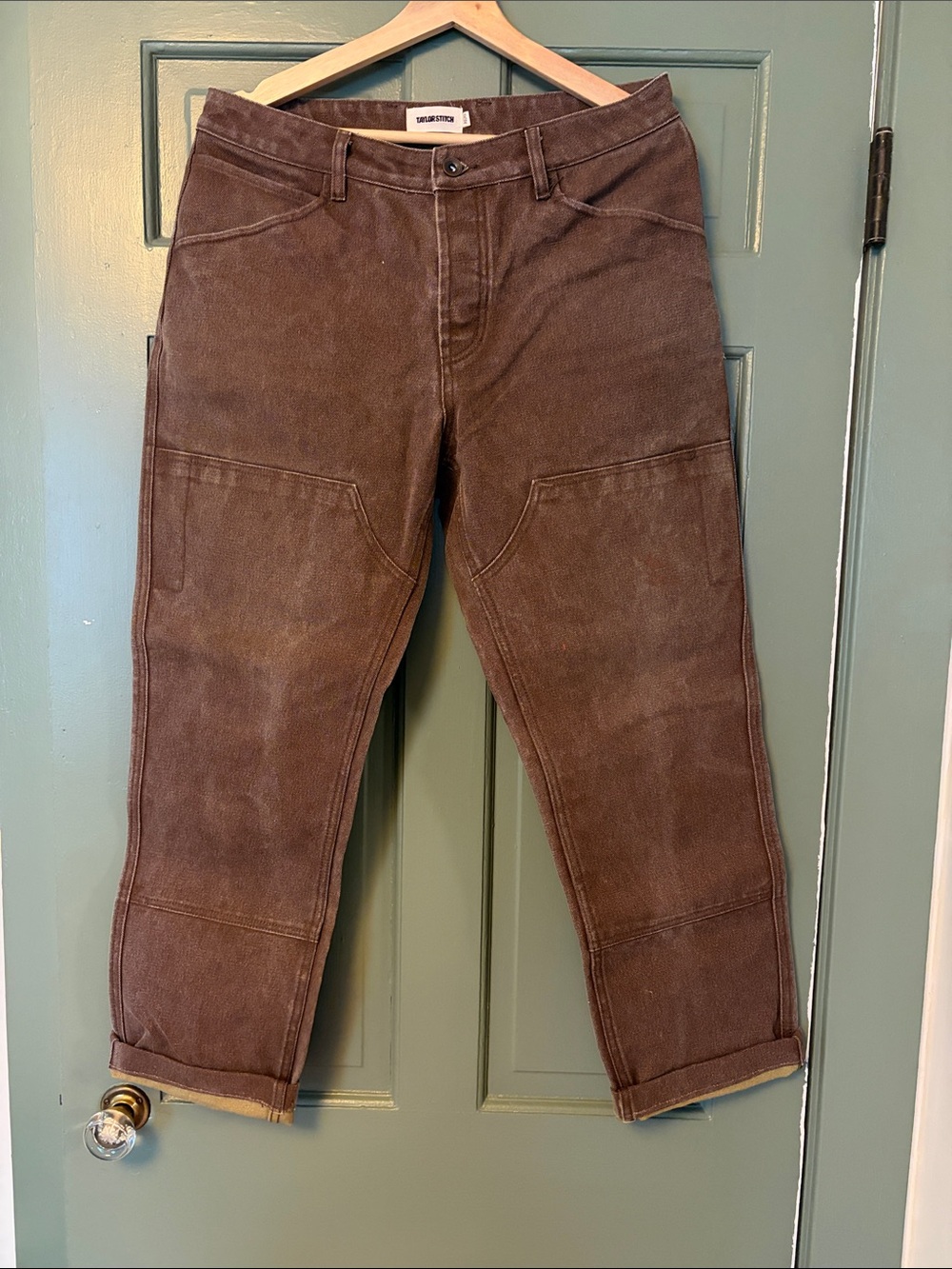 Taylor Stitch Brown Canvas Pants